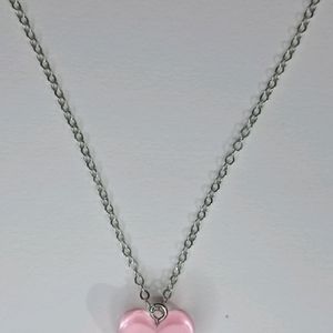 Pink Heart Pendant