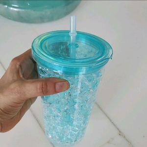 Sipper glass(Frosty Mason ice jar sipper)