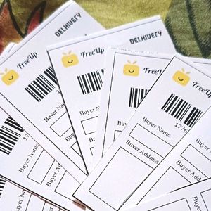 4 Shipping Labels+free 3 Oversized Bags