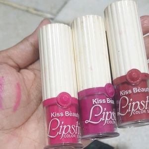 3 Lipsticks Combo Offer