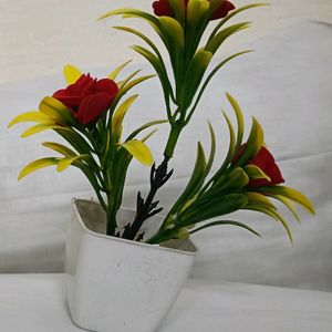 4pc Mini Artificial Plants for Home & Office Decor