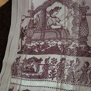 Dhola Maru Printed Saree