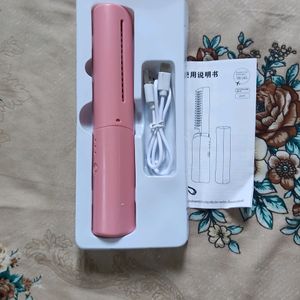 Comb Hair Straightener Rechargeable