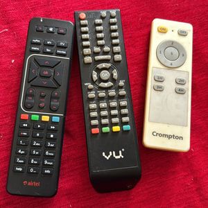 3 Tv And Fan Remote Not Working Condition