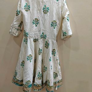 A-line Kurta Sharara Dupatta Set