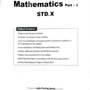 Class 10th Mathematics Part-1 Target