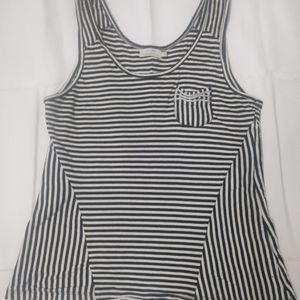 Striped Tank with Glitter pocket