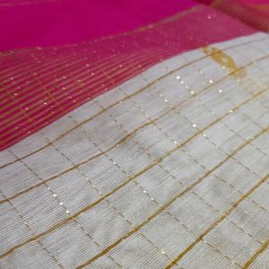 Rose Chanderi Saree