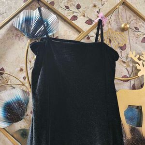 Black Velvet Dress