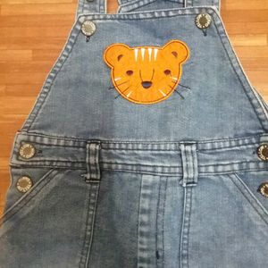 Denim Dungaree For Kids