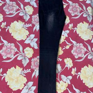 Black Rugged Skinny Jeans