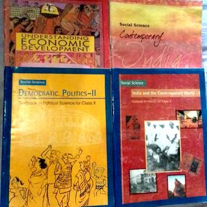 Social Science Class 10 Set Of 4 Books