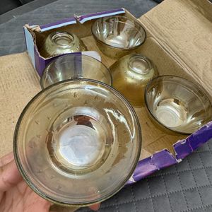 6 pcs glass bowl set