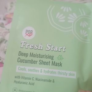 Popxo Cucumber Sheet Mask