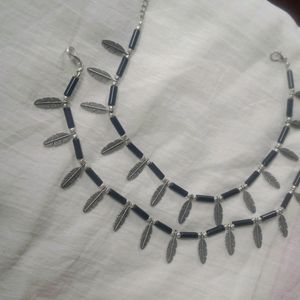 Oxidised Anklet