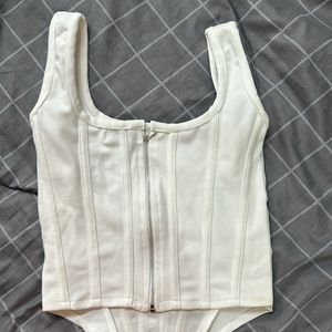 White Croset Top