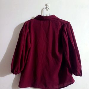 Maroon Top For Women