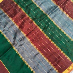 pure Kanchi pattu saree