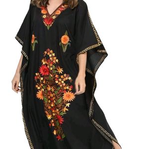 Craftbazar Boho Embroidered Kaftan