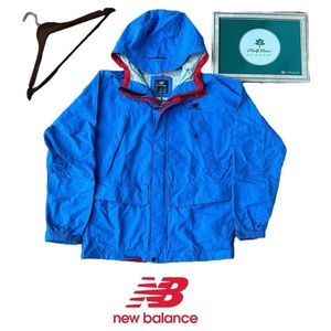 New Balance Blue Hooded Windcheater