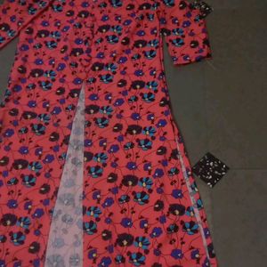 Long Front Slit New Kurti