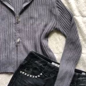 Grey Cardigan