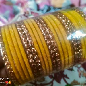 Yellow Bangle Set