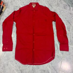 Red Color Men's  Shirts