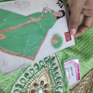 Pista Green Color Saree....