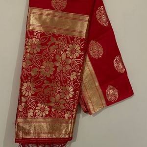 Banarasi Lehanga With Padded Blouse & Heavy Duppat