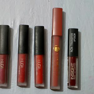 Combo of 5 Liquid Matte Lipsticks