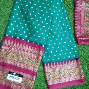 Beautiful Foil Print Saree