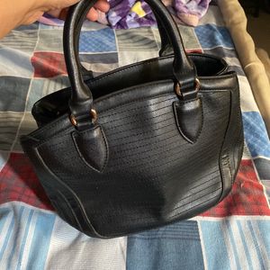 black allen solly hand bag