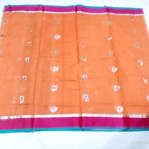 Kota Silk Saree Without Blouse