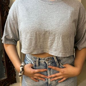 Oversized Crop Top