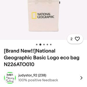 National Geographic Tote Bag