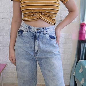 Branded Chemistry Jeans Mom Fit High Waisted