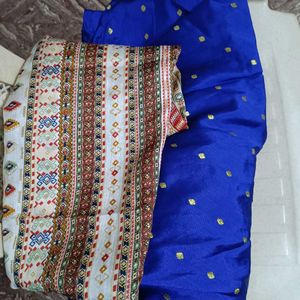 Trading silk kurti with dupatta