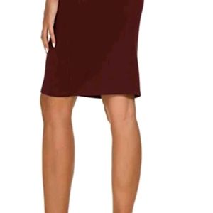 Maroon Skirt