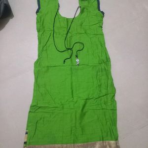 Green Coor Kurta, Slightly Used.