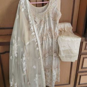 Nude Colour Complete Pakistani Salwar Suit