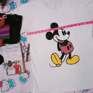 Cute Sparkle ✨ Mickey Mouse T Shirt 👕