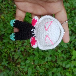 Crochet Gwen Keychain 💗🕸️