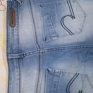Denim Bottom Skinny Jeans New With Tag