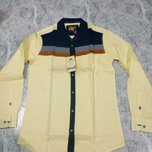 Lime Yellow Rack fuel Men's  Shirt SIze L