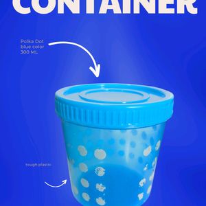 Tough Plastic jar | Container Blue