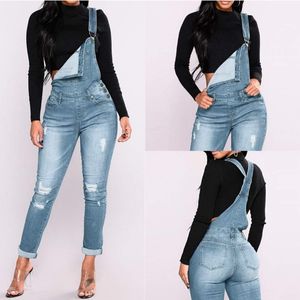 Light Blue Denim Dungaree With Detachable Straps