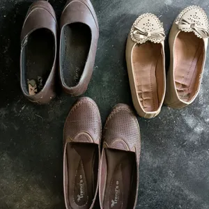 3 Pairs Of Pumpshoe, Ballerina