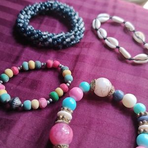 4 Bead Bracelet Combo