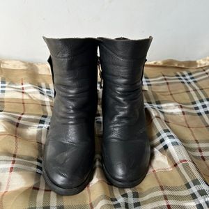 Black Ankle Boots (good As New)